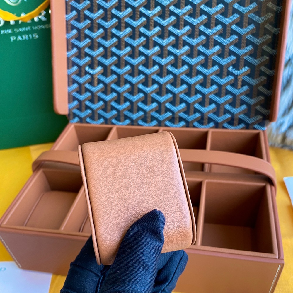 [고야드] Goyard - 고야드 손목시계 고야딘 캔버스 8개용 트렁크 26.5 X 20 X 7.5 cm