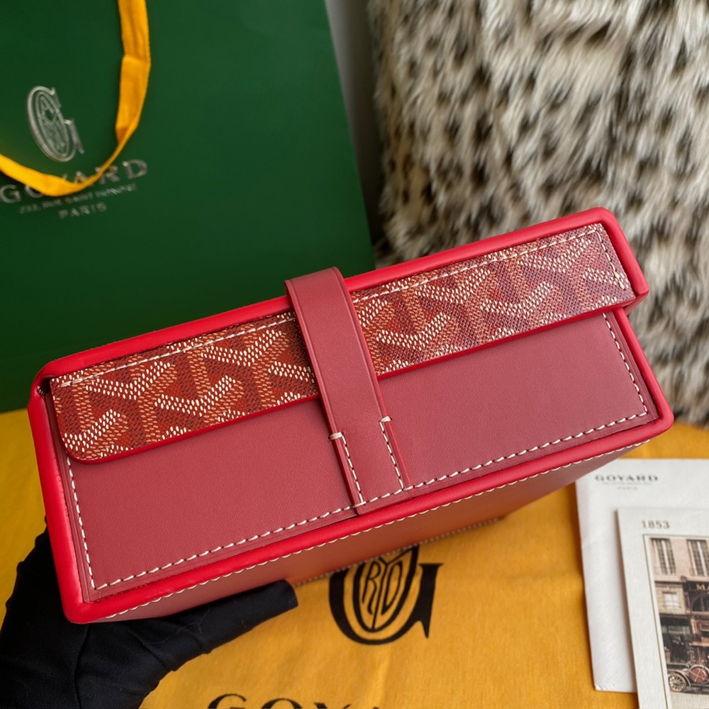 [고야드] Goyard - 고야드 손목시계 고야딘 캔버스 8개용 트렁크 26.5 X 20 X 7.5 cm