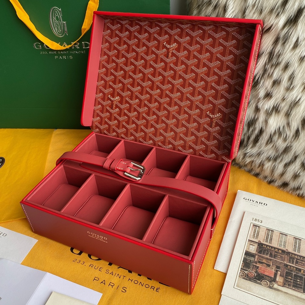 [고야드] Goyard - 고야드 손목시계 고야딘 캔버스 8개용 트렁크 26.5 X 20 X 7.5 cm