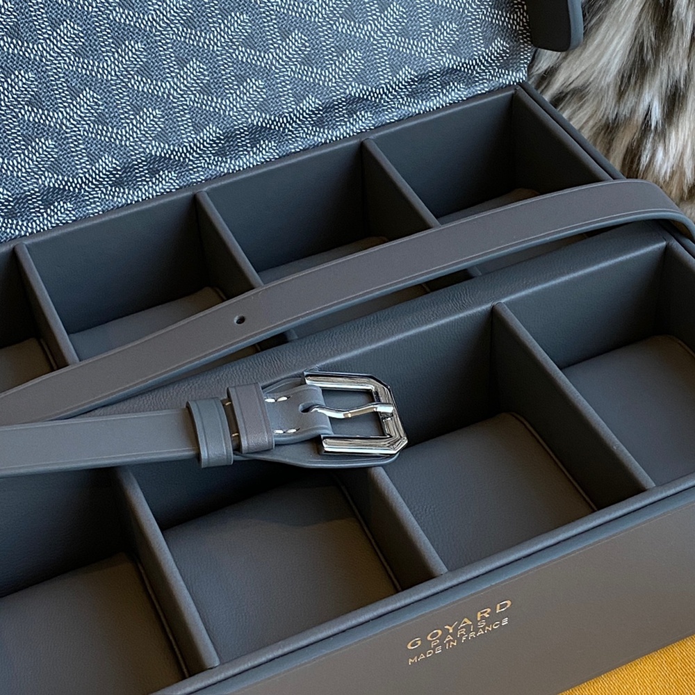 [고야드] Goyard - 고야드 손목시계 고야딘 캔버스 8개용 트렁크 26.5 X 20 X 7.5 cm