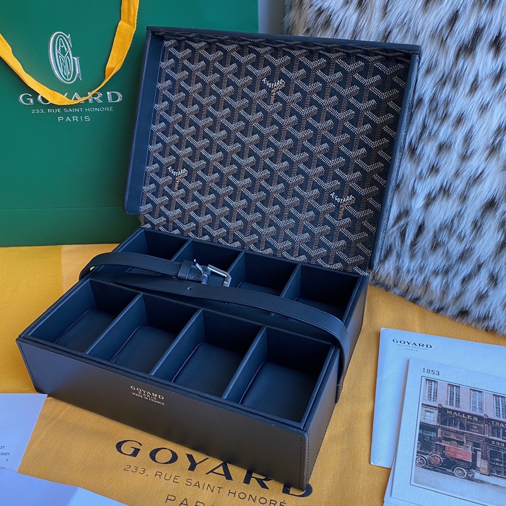 [고야드] Goyard - 고야드 손목시계 고야딘 캔버스 8개용 트렁크 26.5 X 20 X 7.5 cm