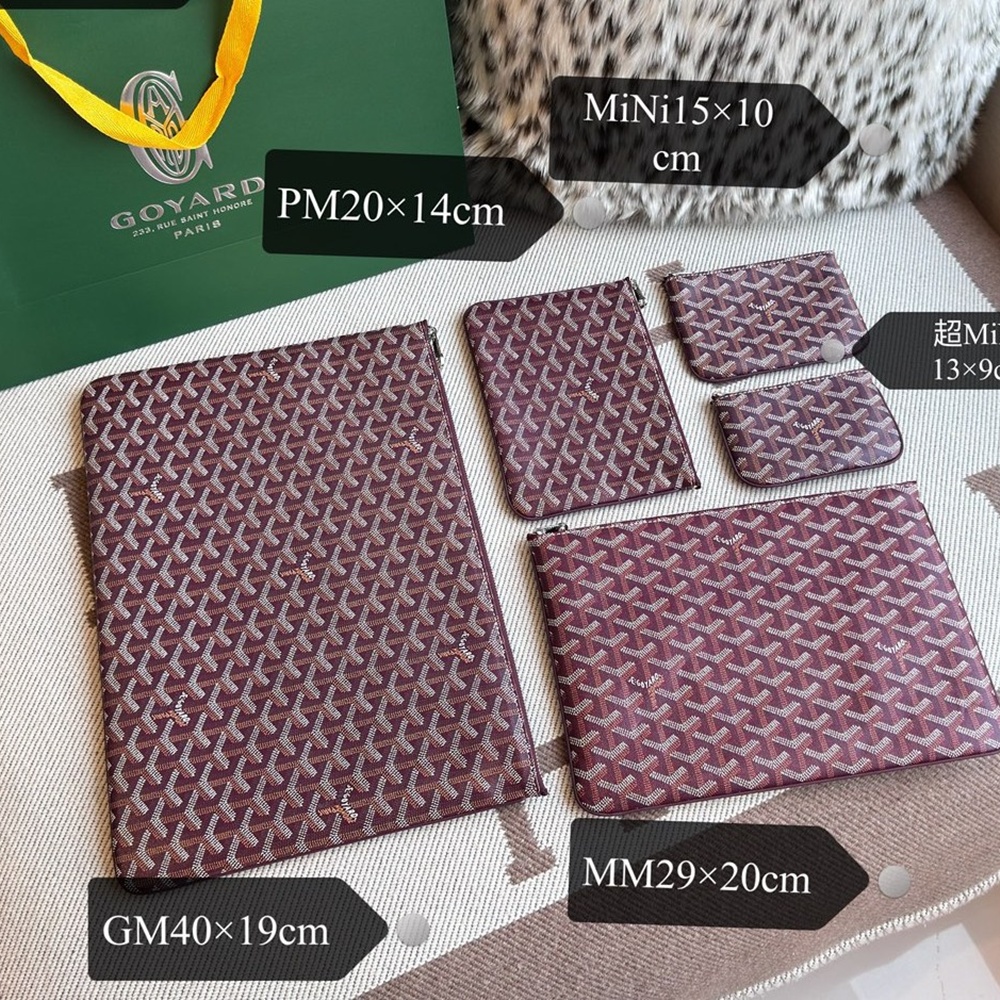 [고야드] Goyard - 고야드 Goyard senat pouch 세나 클러치 GM40 MCM36 MM29 PM20 MINI15 cm