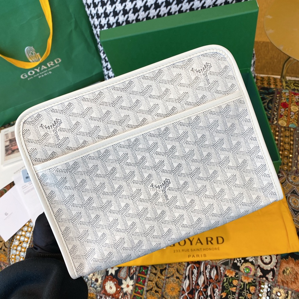 [고야드] Goyard - 고야드 클러치 쥬방스 Goyard Jouvence  MM 25 cm x 18 cm x 7 cm GM 30 x 23 x 7.5cm