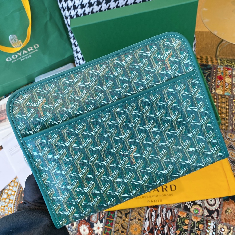 [고야드] Goyard - 고야드 클러치 쥬방스 Goyard Jouvence  MM 25 cm x 18 cm x 7 cm GM 30 x 23 x 7.5cm