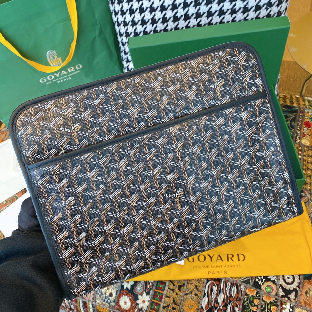 [고야드] Goyard - 고야드 클러치 쥬방스 Goyard Jouvence  MM 25 cm x 18 cm x 7 cm GM 30 x 23 x 7.5cm