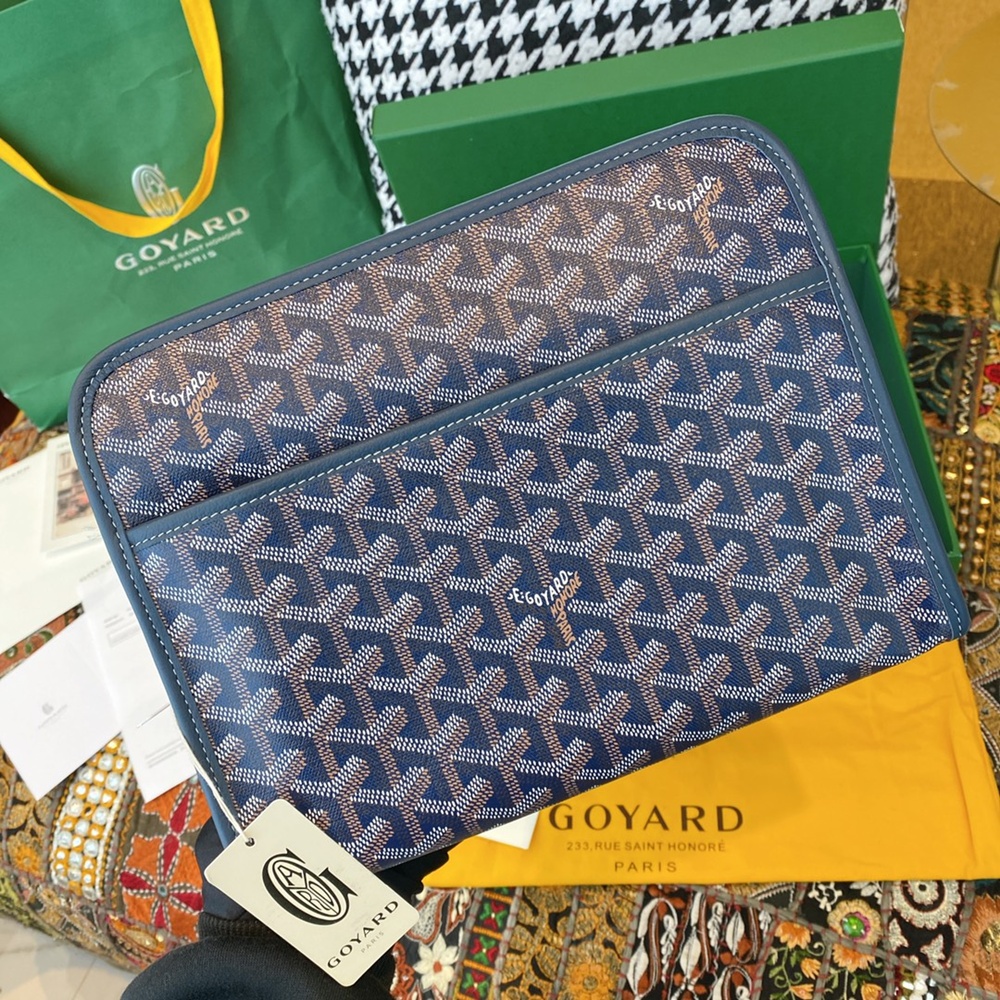 [고야드] Goyard - 고야드 클러치 쥬방스 Goyard Jouvence  MM 25 cm x 18 cm x 7 cm GM 30 x 23 x 7.5cm