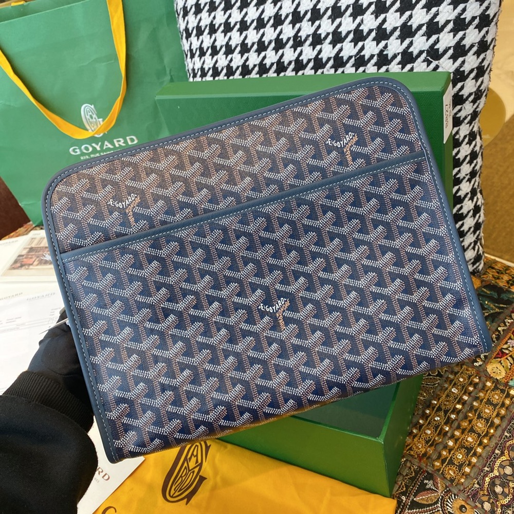 [고야드] Goyard - 고야드 클러치 쥬방스 Goyard Jouvence  MM 25 cm x 18 cm x 7 cm GM 30 x 23 x 7.5cm