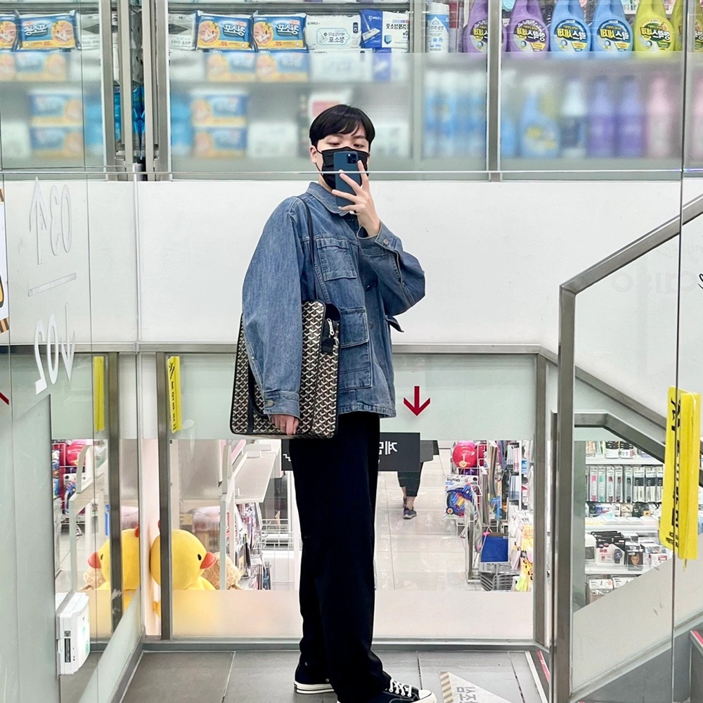 [고야드] Goyard - 고야드 BOURGOGNE GOYARDINE CHEVROCHES 부르곤백 PM 30cm MM 36cm GM 40cm