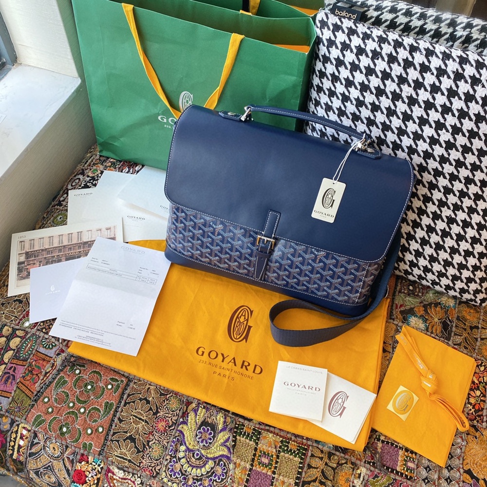 [고야드] Goyard - 고야드 서류가방 사타딘 메신저백 PM 38cm x 33cm x 9cm MM 31cm x 27cm x 9cm