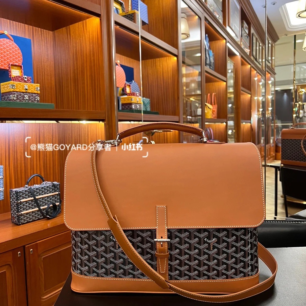 [고야드] Goyard - 고야드 서류가방 사타딘 메신저백 PM 38cm x 33cm x 9cm MM 31cm x 27cm x 9cm