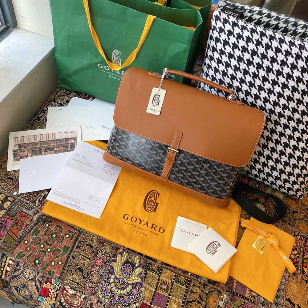 [고야드] Goyard - 고야드 서류가방 사타딘 메신저백 PM 38cm x 33cm x 9cm MM 31cm x 27cm x 9cm