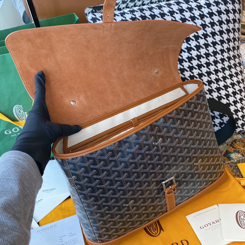 [고야드] Goyard - 고야드 서류가방 사타딘 메신저백 PM 38cm x 33cm x 9cm MM 31cm x 27cm x 9cm