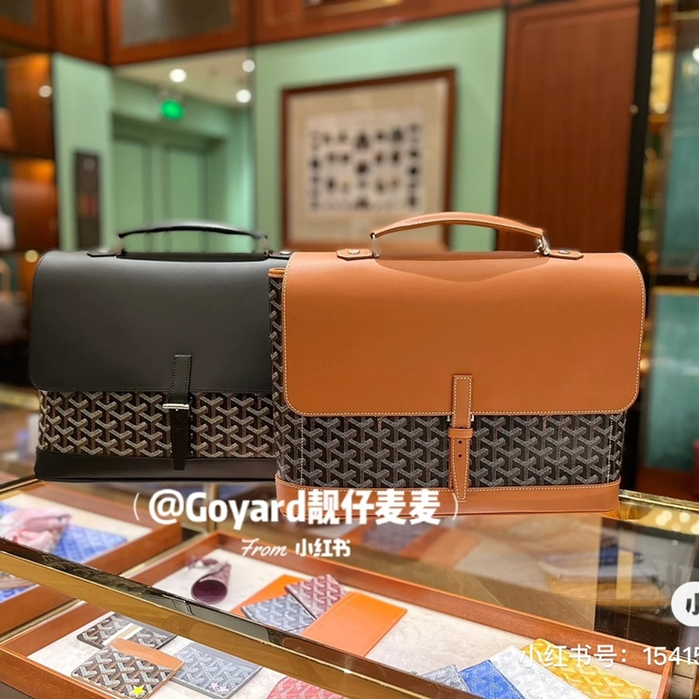 [고야드] Goyard - 고야드 서류가방 사타딘 메신저백 PM 38cm x 33cm x 9cm MM 31cm x 27cm x 9cm