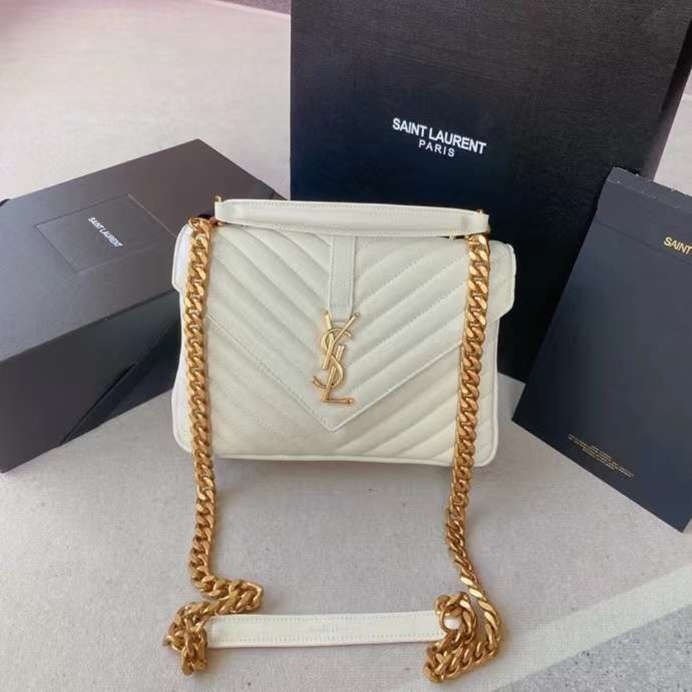 [생로랑]  SAINT LAURENT NIKI 생로랑 니키백 화이트 외 6331601EL071000 중사이즈 28x20.5x8.5cm 소사이즈 22x16x7.5cm