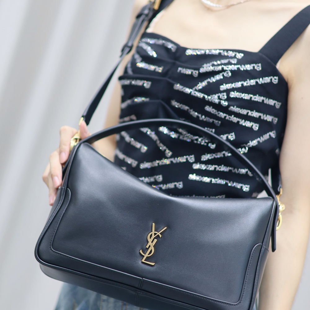 [생로랑] 753826 SAINT LAURENT 생로랑 카메라 서플백 호보백 YSL 28×15×9cm