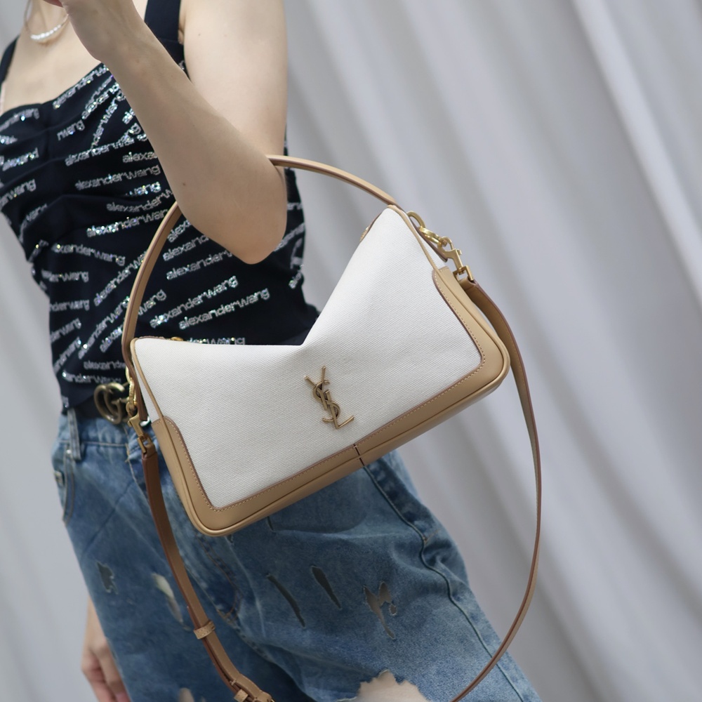 [생로랑] 753826 SAINT LAURENT 생로랑 카메라 서플백 호보백 YSL 28×15×9cm