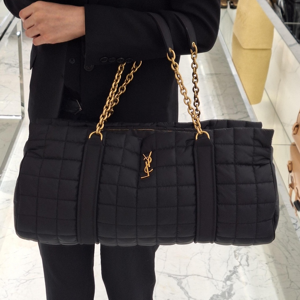[생로랑] 757209 SAINT LAURENT 생로랑 글로리아 퀼티드 트래블백 42×18×18cm