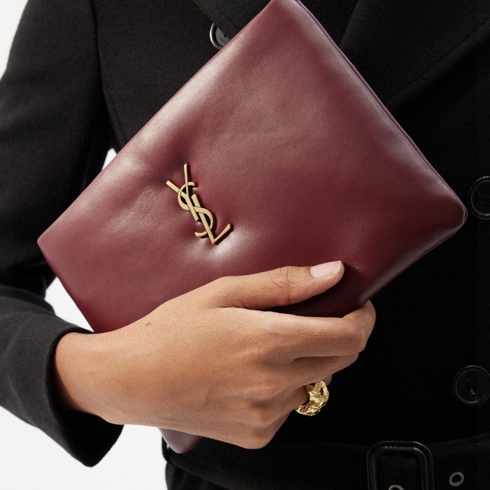 [생로랑] 765025 SAINT LAURENT 생로랑 칼립소 파우치 클러치 23×16×3cm 30×22×3cm