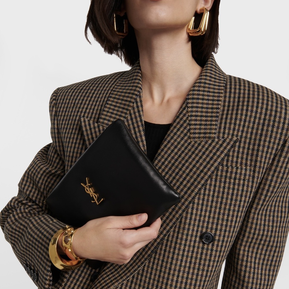 [생로랑] 765025 SAINT LAURENT 생로랑 칼립소 파우치 클러치 23×16×3cm 30×22×3cm