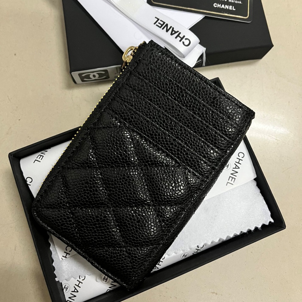 샤넬]Chanel- 클래식 지퍼 카드 홀더