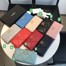 [샤넬]Chanel- 나인틴 19지퍼 장지갑