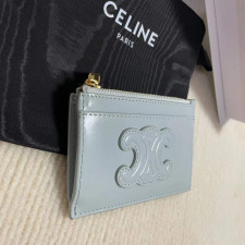 [셀린느] CELNE- 퀴르 트리옹프 지퍼 카드 지갑