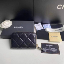 [샤넬]Chanel- 하트 지퍼돌이 카드지갑