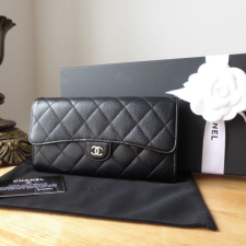 [샤넬] Chanel-캐비어 클래식 장지갑
