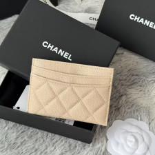 [샤넬] Chanel-클래식 카드홀더 캐비어 금장