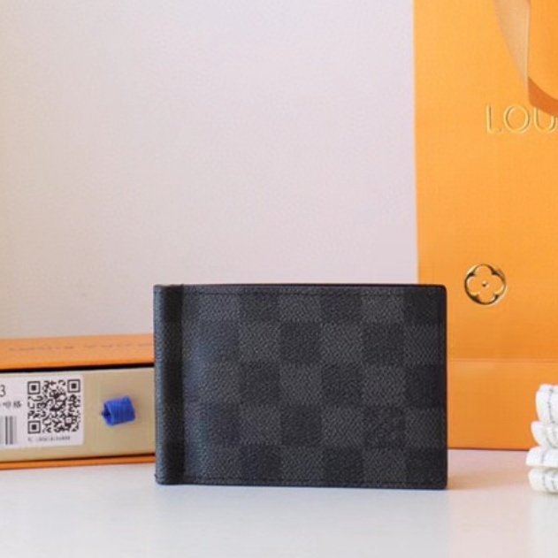[루이비통]Louis vuitton- 머니 클립 다미에 캔버스