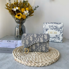 [디올]DIOR- 새들 플랩 카드 홀더