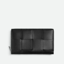 [보테가베네타] BOTTEGA VENATA-지퍼-어라운드 장지갑