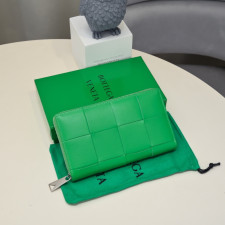 [보테가베네타] BOTTEGA VENATA-카세트 지퍼-어라운드 지갑