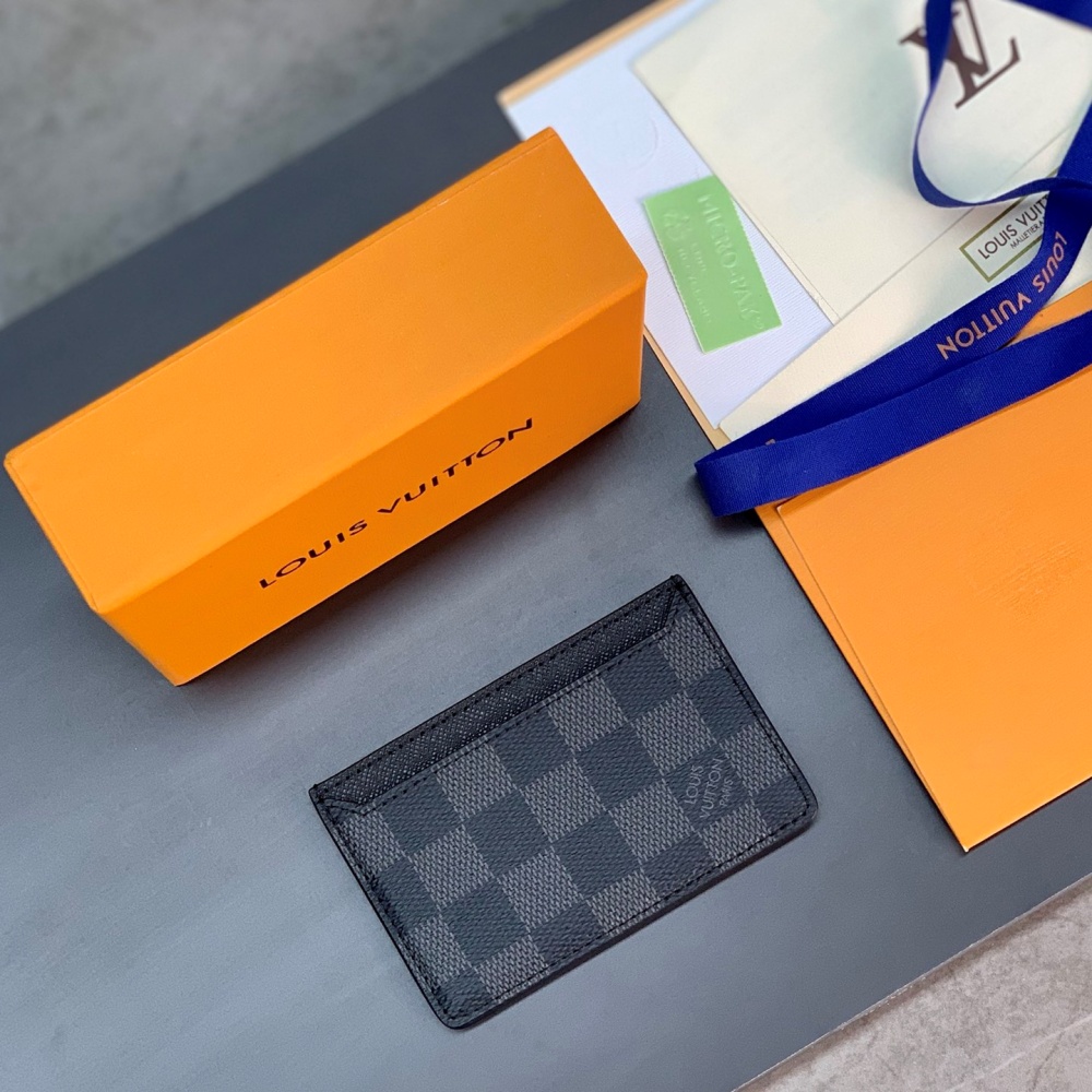 [루이비통] Louis vuitton- 다미에 그라피트 캔버스 네오 포르트 카르트 11*7*0.6cm