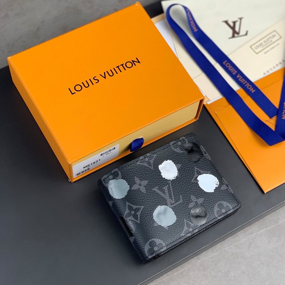 [루이비통] Louis Vuitton- 야요이 쿠사마 멀티플 지갑 11.5*9*1.5cm