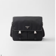 [프라다] PRADA-리나일론 및 사피아노 가죽 숄더백