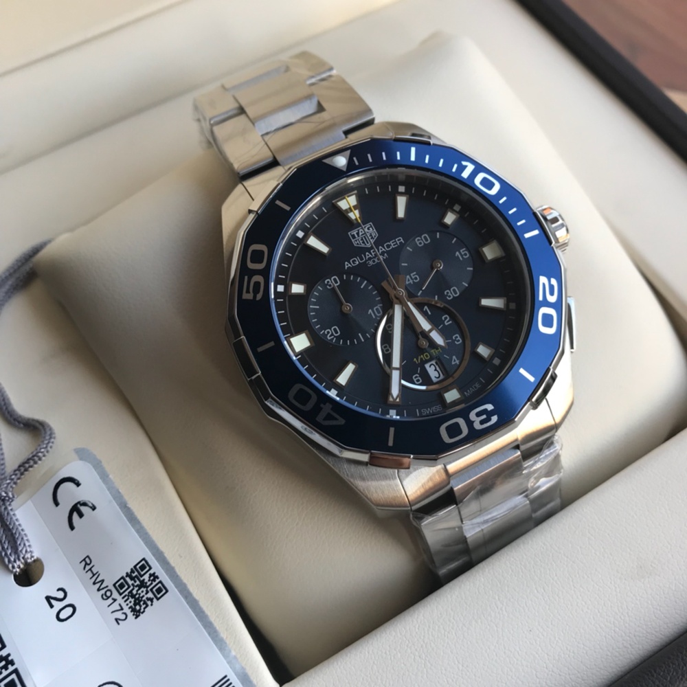 [태그호이어]  TAG Heuer Aquaracer Calibre 5 Automatic 43mm - 태그호이어 아쿠아레이서 칼리버5 오토메틱 43mm