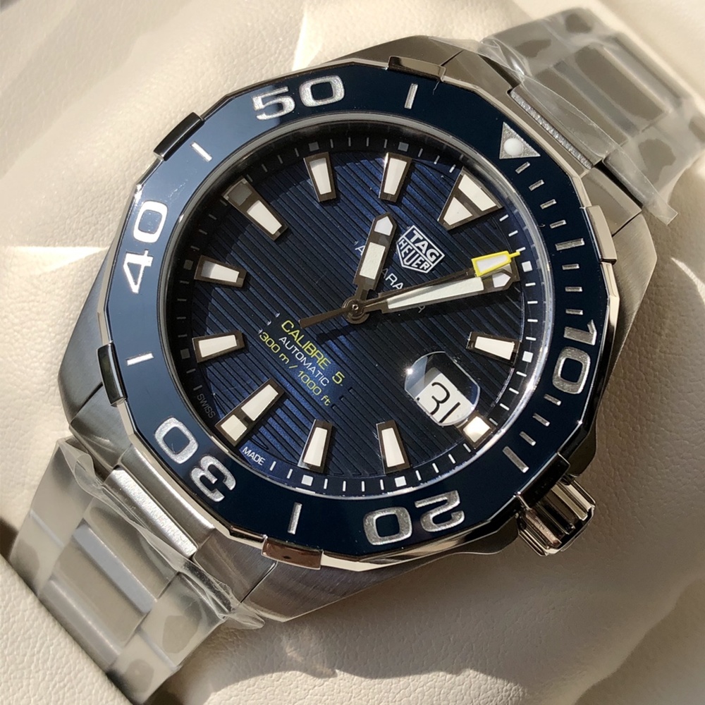 [태그호이어]  TAG Heuer Aquaracer Calibre 5 Automatic 43mm - 태그호이어 아쿠아레이서 칼리버5 오토메틱 43mm