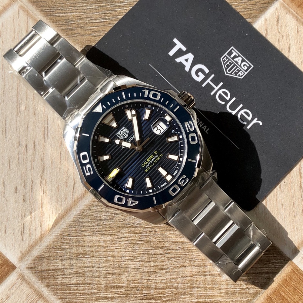 [태그호이어]  TAG Heuer Aquaracer Calibre 5 Automatic 43mm - 태그호이어 아쿠아레이서 칼리버5 오토메틱 43mm