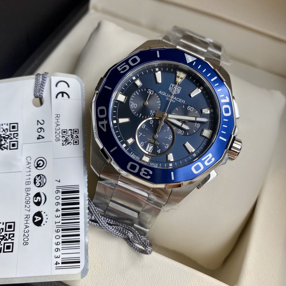 [태그호이어]  TAG Heuer Aquaracer Calibre 5 Automatic 43mm - 태그호이어 아쿠아레이서 칼리버5 오토메틱 43mm