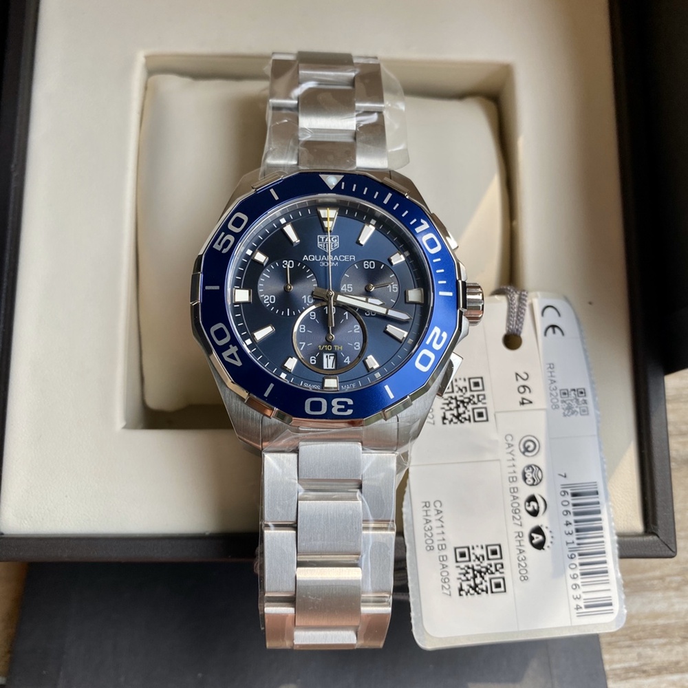 [태그호이어]  TAG Heuer Aquaracer Calibre 5 Automatic 43mm - 태그호이어 아쿠아레이서 칼리버5 오토메틱 43mm
