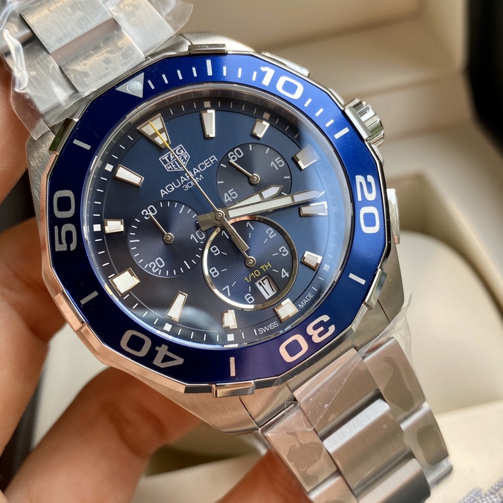 [태그호이어]  TAG Heuer Aquaracer Calibre 5 Automatic 43mm - 태그호이어 아쿠아레이서 칼리버5 오토메틱 43mm