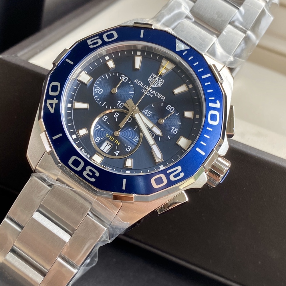 [태그호이어]  TAG Heuer Aquaracer Calibre 5 Automatic 43mm - 태그호이어 아쿠아레이서 칼리버5 오토메틱 43mm