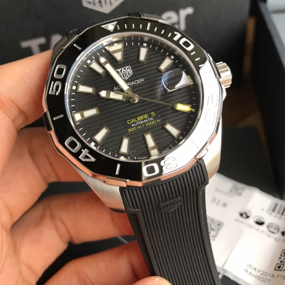 [태그호이어]  TAG Heuer Aquaracer Calibre 5 Automatic 43mm - 태그호이어 아쿠아레이서 칼리버5 오토메틱 43mm