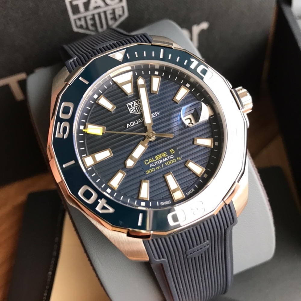 [태그호이어]  TAG Heuer Aquaracer Calibre 5 Automatic 43mm - 태그호이어 아쿠아레이서 칼리버5 오토메틱 43mm