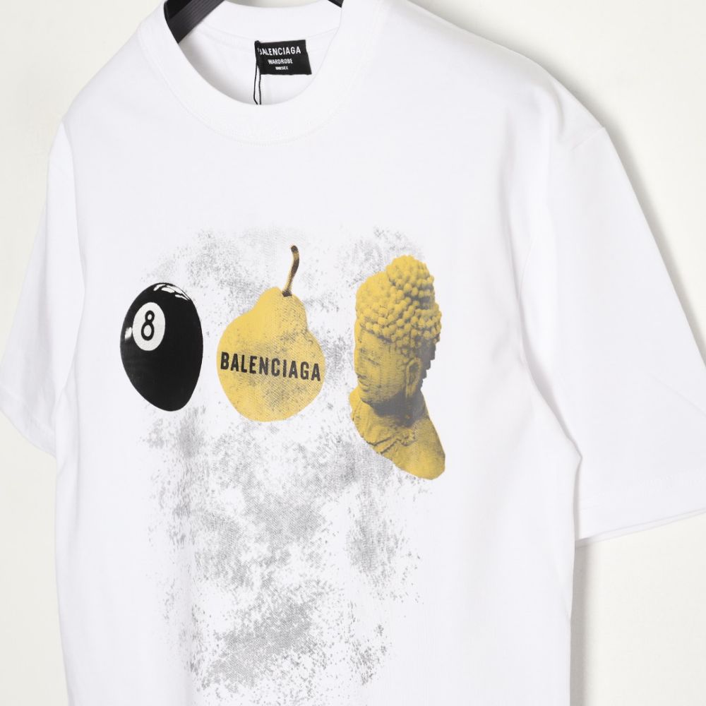 [발렌시아가] BALENCIAGA 사키아 푸루트 프린트 티셔츠