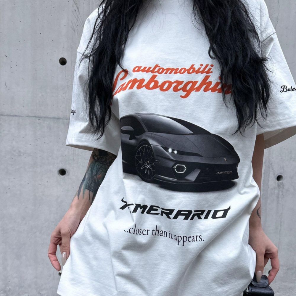 [발렌시아가] BALENCIAGA 람보르기니 프린트 티셔츠