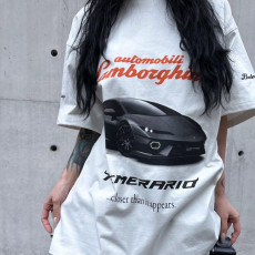[발렌시아가] BALENCIAGA 람보르기니 프린트 티셔츠