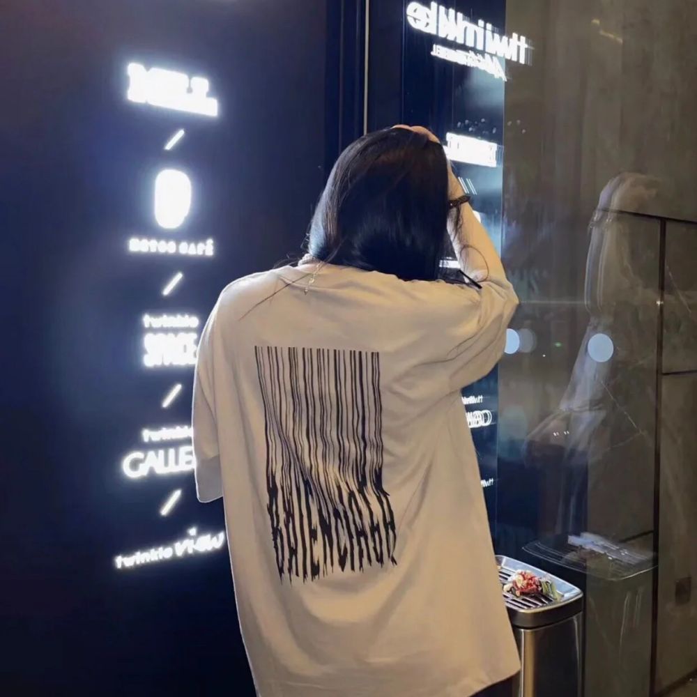 [발렌시아가] BALENCIAGA 워터폴 프린트 티셔츠