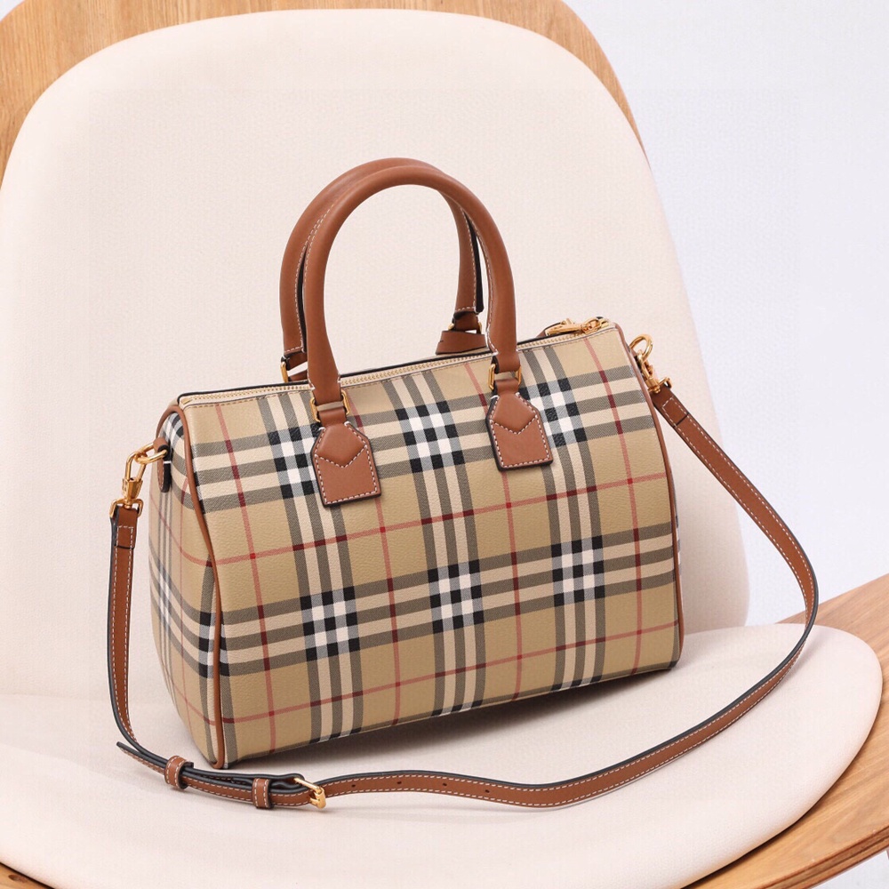 [버버리] Burberry Bag 버버리 빈티지 미니 체크 토트백 30X15X21cm